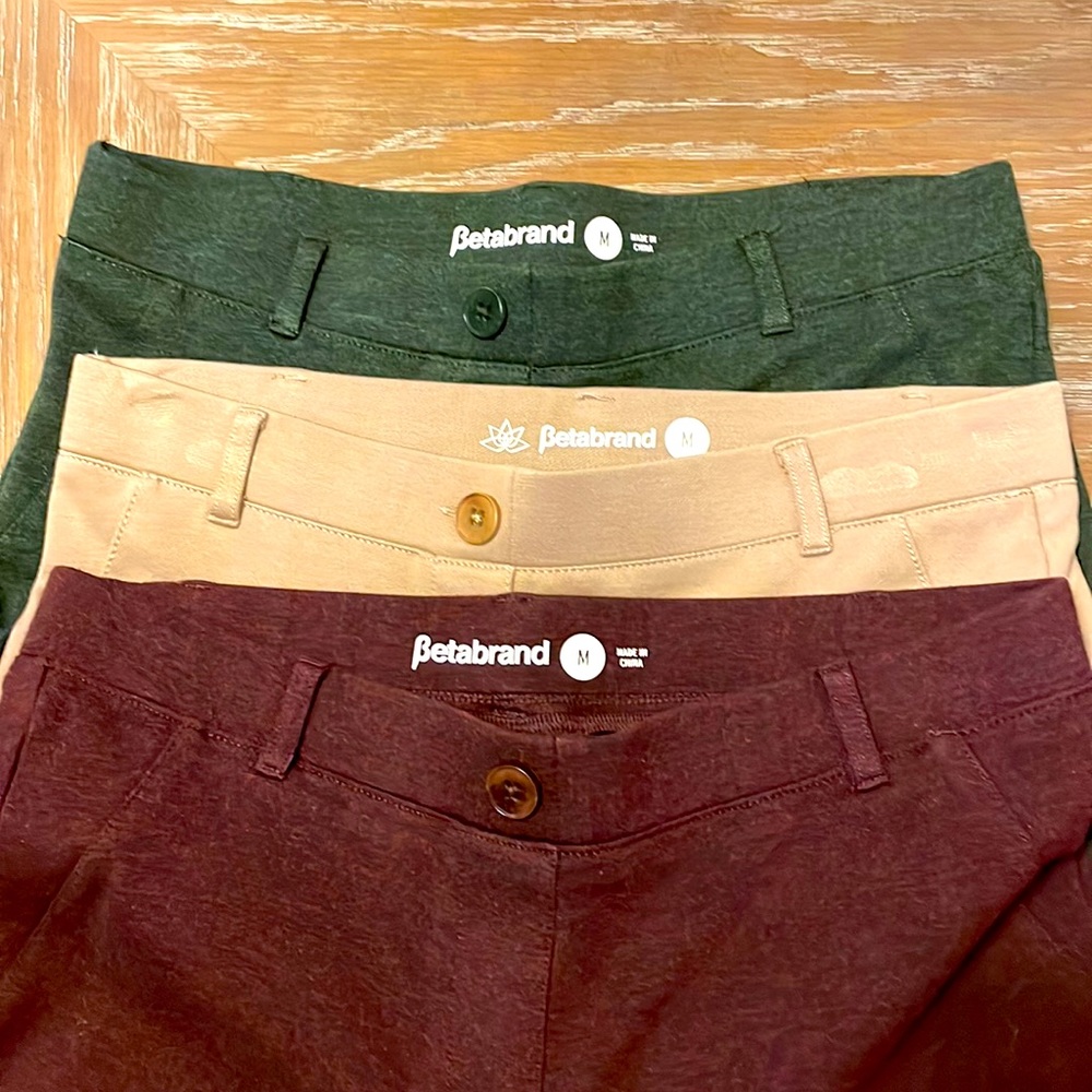 3 pair of Betabrand Pants